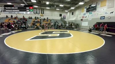 130 lbs Cons. Round 2 - Natalie Herrera, Thunder Basin High School vs Olivia LeBlanc, Campbell County