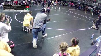 65 lbs Cons. Round 2 - Miyah Merritt, Fremont Wrestling Club vs Amzlee Aguirre, 2TG (Girls)