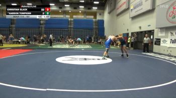 197 lbs Champ. Round 2 - Karson Tompkins, Air Force vs Christian Slack, Unattached-UVU