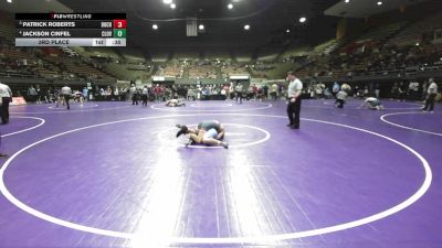 177 lbs 3rd Place - Patrick Roberts, Buchanan vs Jackson Cinfel, Clovis North