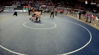 D 3 285 lbs Cons. Semi - Rylee Short, Albany vs Colin Gonsoulin, John Curtis Christian