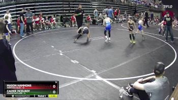 60 lbs Semis & 1st Wrestleback (8 Team) - Mason Hammons, Nebraska Blue vs Caizer McElroy, Kansas Rattlers