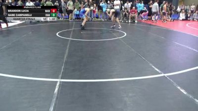 120 lbs Quarterfinal - Brandon Lucia, Washington Twp vs Gabe Campanelli, Chadds Ford