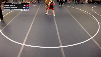 157 lbs Cons. Round 3 - Landen Larson, Frontier Wrestling Club vs Charlie Hoeppner, MN Elite