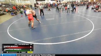 220 lbs Cons. Round 3 - Hunter Benedict, KS vs Johnathan Gressett, WA