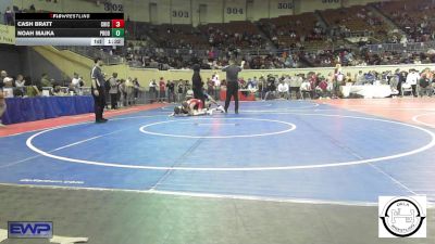 113 lbs Round Of 16 - Cash Bratt, Chickasha Wrestling vs Noah Majka, Prodigy Elite Wrestling