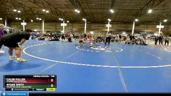 105 lbs Cons. Semi - Caleb Fuller, O`Leary Middle School vs Ryder Smith, Mountain Home Junior High