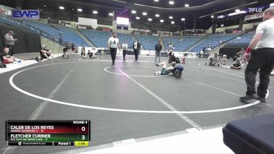 60 lbs Round 3 (10 Team) - Caleb De Los Reyes, Kansas Warriors 2 vs Fletcher Currier, 512 Outlaw Wrestling