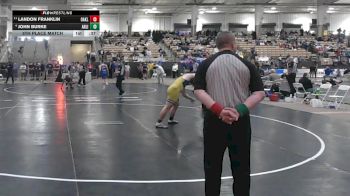 AA 215 lbs 5th Place Match - Landon Franklin, Oakland High School vs John Burke, Arlington High School