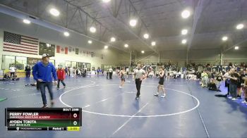 113 lbs Cons. Round 5 - Perry Fowler, Sanderson Wrestling Academy vs Ayden Tokita, East Idaho Elite