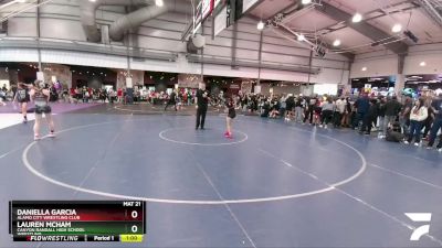 120 lbs 3rd Place Match - Daniella Garcia, Alamo City Wrestling Club vs Lauren McHam, Canyon Randall High School Wrestling