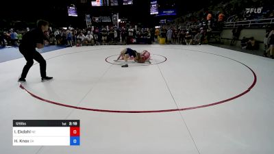 126 lbs Rnd Of 128 - Isaac Ekdahl, NE vs Hunter Knox, OK