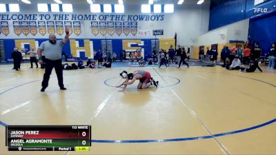 113 White 2nd Place Match - Angel Agramonte, Osceola vs Jason Perez, Gateway