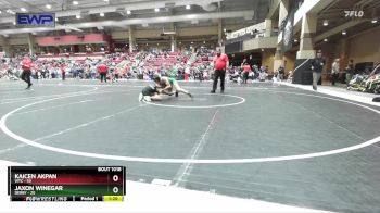 120 lbs Champ. Round 2 - Kaicen Akpan, WTC vs Jaxon Winegar, Derby