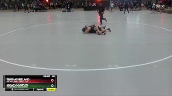 80 lbs Semifinal - Thomas Ireland, Big Red Wrestling Club vs Beau Goodman, Minion Training Center