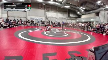 120 lbs Quarterfinal - Tristan Pino, Sand Creek vs Dominik Ortiz, Loveland