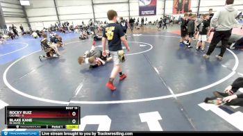 52 lbs Rd# 7- 10:45am Saturday Final Pool - Blake Kane, PA White vs Rocky Ruiz, Cali Red