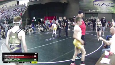 90 lbs Finals (8 Team) - Nathan Hemmingsen, Nebraska Maize vs Brantley Hilton, Kansas Anaconda