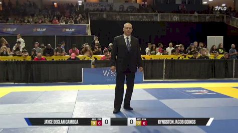 Kyngston Jacob Goings vs Jayce Declan Gamboa 2026 Pan Kids Jiu-Jitsu IBJJF Championship