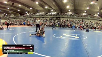 80 lbs Champ. Round 2 - Austin House, Wentzville Wrestling Federation-AAA vs Tel Redman, Savannah Youth Wrestling Club-AA