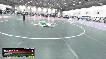 215 lbs Cons. Round 4 - Jack Gea, Buford HS vs Haze Middleton, Smithville