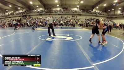 150 lbs Cons. Round 3 - Avery Johnson, JC Youth Wrestling Club-AAA  vs Bruce Drummond, Kirksville Wrestling Club-AA