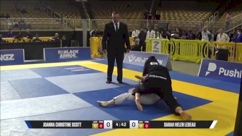 Sarah Helen Lebeau vs Joanna Christine Scott 2025 Pan Jiu Jitsu IBJJF Championship