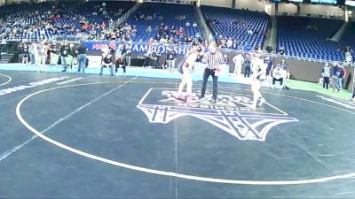 Girls-135 lbs Semifinal - Paisley DeNault, Clarkston (Girls) vs Nayeli Duron, Grand Rapids Northview (Girls)