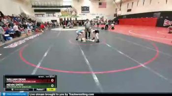 132 Boys Cons. Round 4 - Nevin Smith, Betterman Elite Wrestling vs William Dean, Little Warriors Wrestling Club