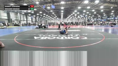 120 lbs Consi Of 32 #1 - Everett Stephens, FL vs Benjamin Dziuban, NY