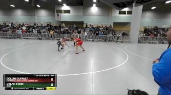 144 lbs Cons. Round 3 - Collin Dufault, Conestoga High School Wrestling vs Dylan Stein, Iowa