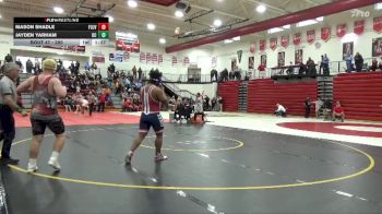285 lbs Champ. Round 1 - Mason Shadle, Fulton (H.S.) JV vs Jayden Yarham, Davenport Central