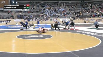 215 lbs Cons. Round 3 - Andrew Crace, North Oldham vs Jeffrey Temprano, Lafayette