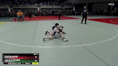 75 lbs Cons. Semi - Colton Wood, Crosby Ironton vs Lincoln Graber, Worthington