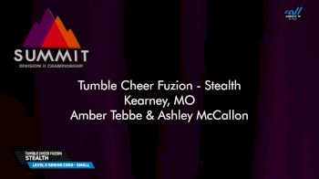 Tumble Cheer Fuzion - Stealth [2025 L5 Senior Coed - Small Prelims] 2025 The D2 Summit