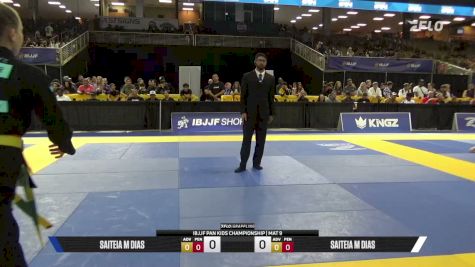 Kailani Shayne Hasenauer vs Saiteia M Dias 2026 Pan Kids Jiu-Jitsu IBJJF Championship