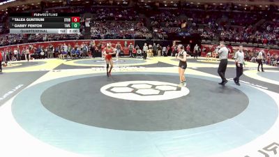 G-120 lbs Quarterfinal - Gabby Fenton, G-Taylor vs Talea Guntrum, G-Steubenville