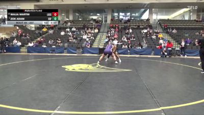 207 lbs Champ. Round 1 - Zoe Adam, Sioux Falls vs Malia Martin, Lindenwood University