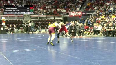 3A-126 lbs Cons. Semi - Malik DeBow, Linn-Mar vs Truman Folkers, Ankeny