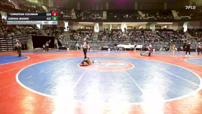 48 lbs Consi Of 4 - Christian Coleman, Georgia vs Joshua Mauro, Slate Wrestling Academy