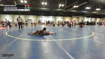 80 lbs Rr Rnd 2 - Brinlee Brooks, SEO Wrestling Club vs Adiline Shepperd, TEAM CONQUER