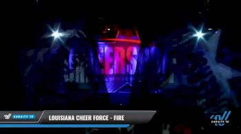 Louisiana Cheer Force - Fire [2021 L4 - U17 Coed Day 2] 2021 CHEERSPORT National Cheerleading Championship