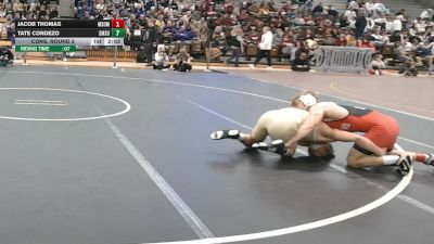 157 lbs Cons. Round 2 - Tate Condezo, Southwest Minnesota State vs Jacob Thomas, Minnesota State Moorhead
