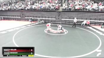 113 lbs Quarterfinal - Mason Bingham, Box Elder vs Scotty Keller, Bountiful