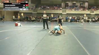 127 Championship Bracket Quarterfinal - Nicolas Enzminger, Bismarck Legacy vs Devon Groess, Albert Lea