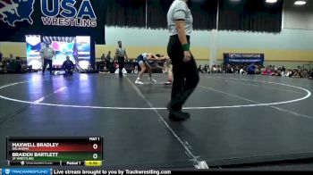 100 lbs Cons. Round 4 - Braiden Bartlett, 3F Wrestling vs Maxwell Bradley, Oklahoma