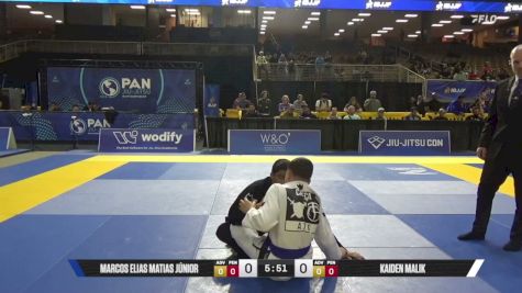 Kaiden Malik vs Marcos Elias Matias Júnior 2026 Pan Jiu Jitsu IBJJF Championship