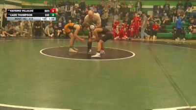 113 lbs Champ. Round 1 - Kayeiko Villaluz, Wolf Point vs Cade Thompson, Cokeville