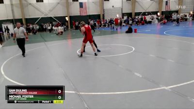 165 lbs Cons. Round 3 - Sam Duling, Labette Community College vs Michael Foster, Briar Cliff (Iowa)