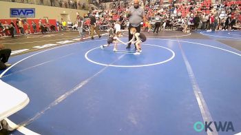 43-51 lbs Consolation - Masyn Rumsey, Pawhuska Elks Takedown vs Vivien Hutchins, Sperry Wrestling Club